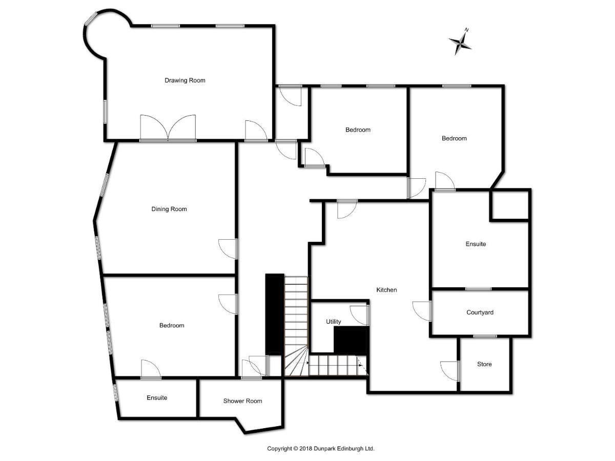 Elegant 3-Bedroom Ramsay Garden Apartment In Edinburgh City Centre Kültér fotó
